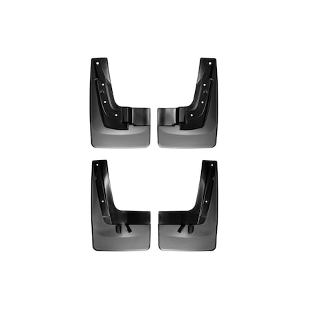 Weathertech No Drill Mud Flaps, Black, 110046-120043 110046-120043