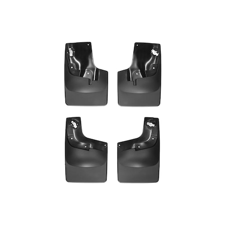 Weathertech No Drill Mud Flaps, Black, 110049-120049 110049-120049