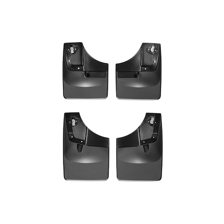 Weathertech No Drill Mud Flaps, Black, 110050-120050 110050-120050
