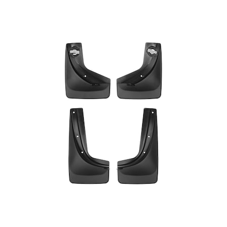 Weathertech No Drill Mud Flaps, Black, 110054-120054 110054-120054