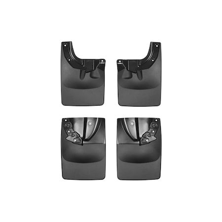 Weathertech No Drill Mud Flaps, Black, 110056-120056 110056-120056