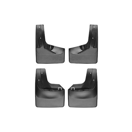 Weathertech No Drill Mud Flaps, Black, 110071-120071 110071-120071
