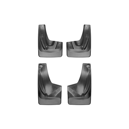Weathertech No Drill Mud Flaps, Black, 110083-120083 110083-120083