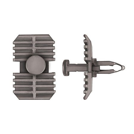 Disco Blk Nyln Bumper Fascia Ret 1/2" Hole Size 15/16" Stem PK10 11112PK