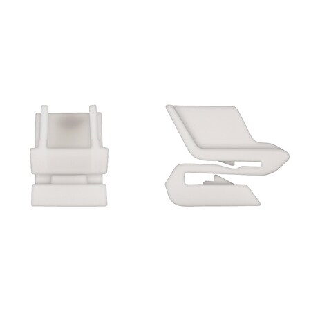 Disco Wht Nyln Rear Bumper Clips 20mm W 35 mm L 29mm H PK10 11132PK