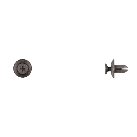 Disco Blk Nyln Phllp Screw Ret 5mm Hole Size 8mm Stem L PK15 11145PK
