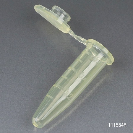 Globe Scientific Microcentrifuge Tube, 0.5mL Pp, PK500 111554Y