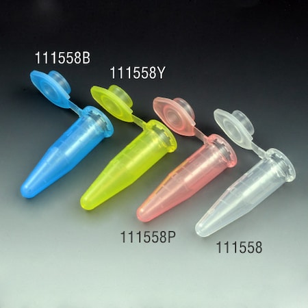 Globe Scientific Microcentrifuge Tube, 1.5mL Pp, PK1000 111558