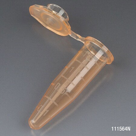 Globe Scientific Microcentrifuge Tube, 1.5mL Pp, PK500 111564N