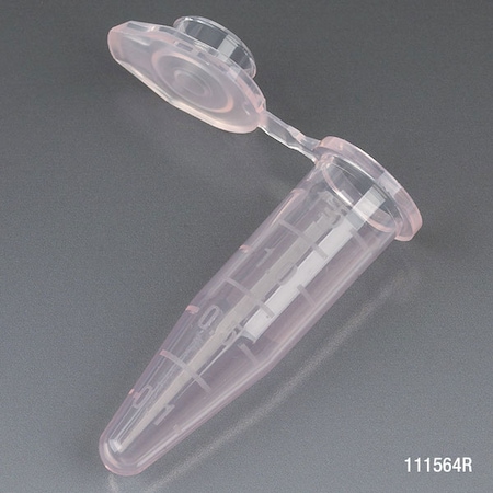 Globe Scientific Microcentrifuge Tube, 1.5mL Pp, PK500 111564R