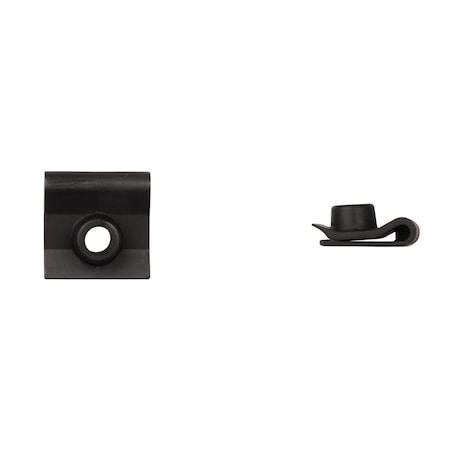 Disco Blk Nyln Fender U Nuts 12 Screw Size G/R Up to 1mm PK15 11161PK
