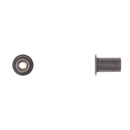 Disco Blk Rubber Well Nuts 10-32 For 3/8" Hole 5/8" Long PK10 11284PK