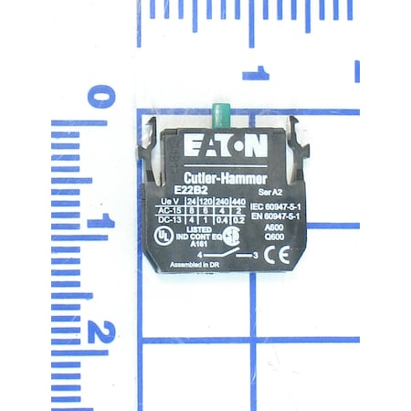Mcguire Contact Blocks, Push Button Contactor 112-404