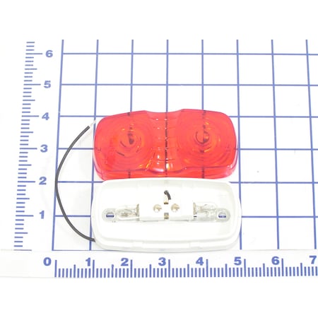 Mcguire Inside Light Assemblies, Red Light Assem 112-744