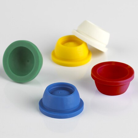 Globe Scientific Plug Cap, Red, Santoprene, PK1000 113151R