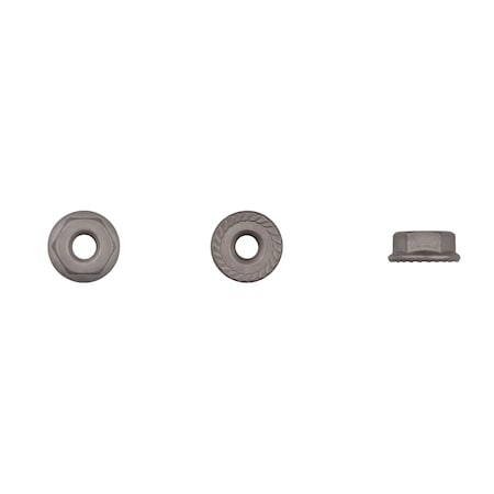 Disco Flange Nut, #10-24, Blackened 11331PK