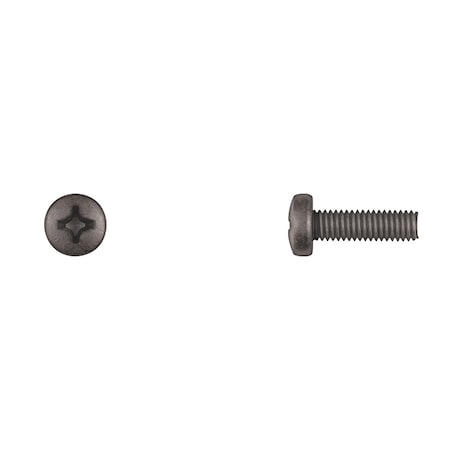 Disco Blk License Plate Screws 6-1.00x20mm Phllp Pan Head PK50 11404PK