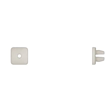 Disco Ntrl Nyln Door Trim Nuts No 4 Screw Size 7mm Stem L PK25 11414PK