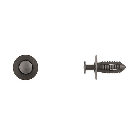 Disco Blk Nyln Push Type Retainer 7mm Hole Sz 11422PK