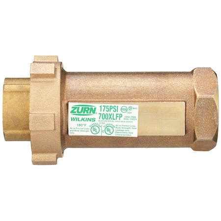 Wilkins High Capacity Dual Check Valve, 114UFX114 114UFX114F-700XLFP