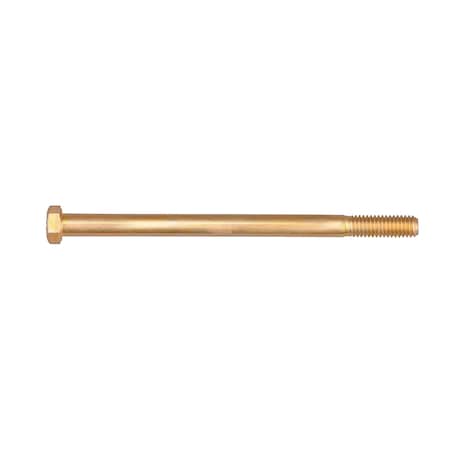 Disco Grade 8, 3/8"-16 Hex Head Cap Screw, Zinc Yellow Steel, 6 in L 11502PK