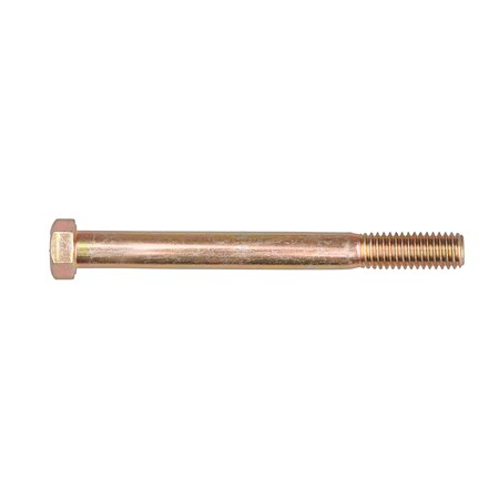 Disco Grade 8, 7/16"-14 Hex Head Cap Screw, Zinc Yellow Steel, 4-1/2 in L 11515PK