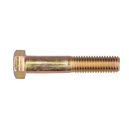 Disco Grade 8, 9/16"-12 Hex Head Cap Screw, Zinc Yellow Steel, 3 in L 11546PK
