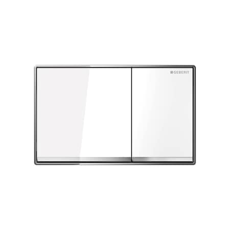 Geberit Act Pl Omega60 Dual Glass White 115.081.SI.1