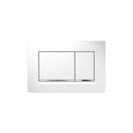 Geberit Act Pl Sigma30 Dual Pl W/Bright Chr/W 115.883.KJ.1