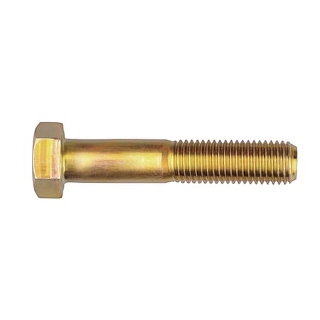 Disco Grade 8, 7/8"-9 Hex Head Cap Screw, Zinc Yellow Steel, 4-1/2 in L 11602PK