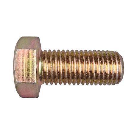 Disco Grade 8, 1"-8 Hex Head Cap Screw, Zinc Yellow Steel, 2-1/2 in L 11613PK