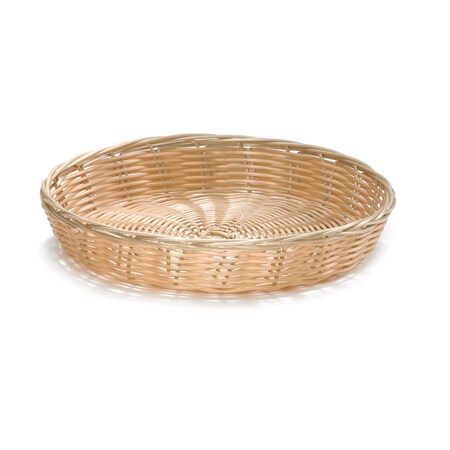 Tablecraft Handwoven Serving Bskt, Rnd, 10"X1.5", PK12 1169W