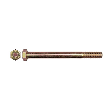 Disco Grade 8, 1/2"-20 Hex Head Cap Screw, Zinc Yellow Steel, 5-1/2 in L 11707PK