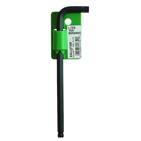 Bondhus Torx(R) L-Shape Torx(R) Ball End Key Torx Key, T50 Tip Size 11750