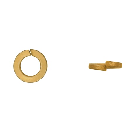 Disco Split Lock Washer, For Screw Size 1/2 in Zinc Yellow Finish 11810PK
