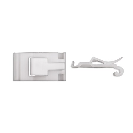 Disco Wht Nyln Moulding Clips Door Belt PK15 11902PK