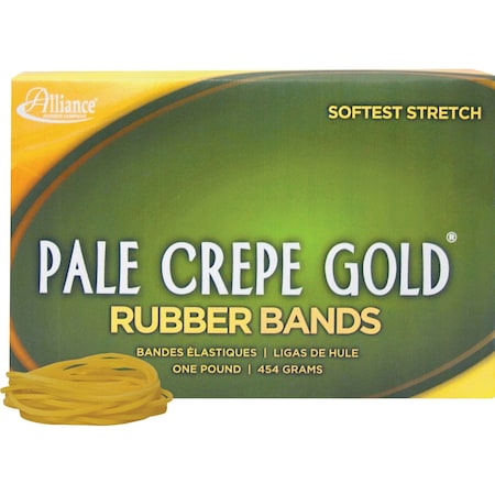 Alliance Rubber Rubberbands, Crepe, 16, 1Lb, PK2675 20165