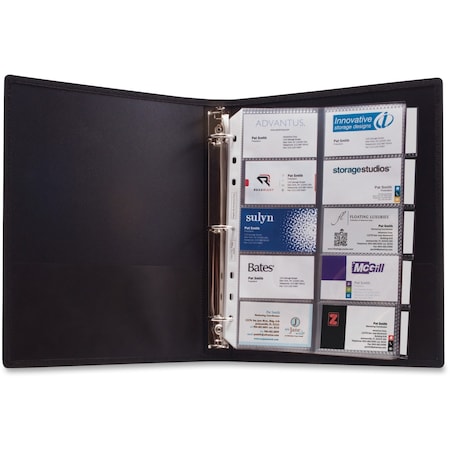 Anglers Business Card Binder, 3Ring, 1000 Capacity 303