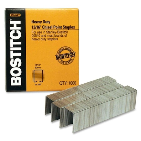 Bostitch Staples, Heavy-Duty, 13/16", PK1000 SB351316HC1M