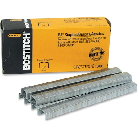 Bostitch Staples, Chslpnt, 1/4", 5000 Staple Count STCRP211514
