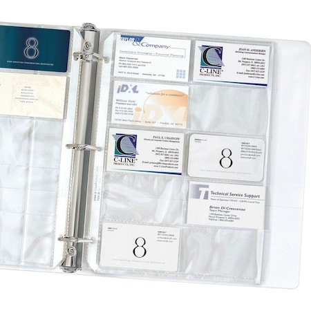 C-Line Products Inc. Sheets, Business Crd, Cl, PK10 61217