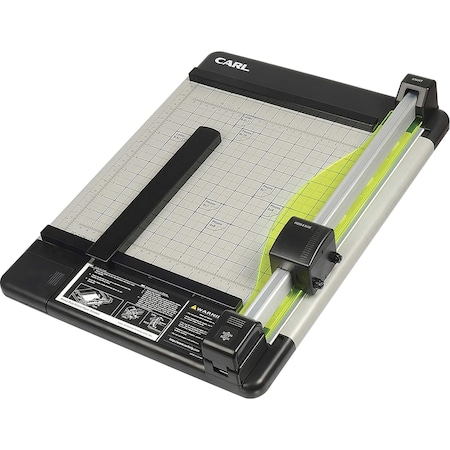 Carl Mfg Paper Trimmer, 36 Sheet Capacity, Gray, 12" 12210