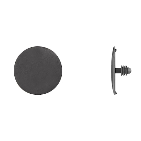 Disco Blk Hood Insul Retainers 6mm Hole Size 6mm Stem L PK15 11965PK