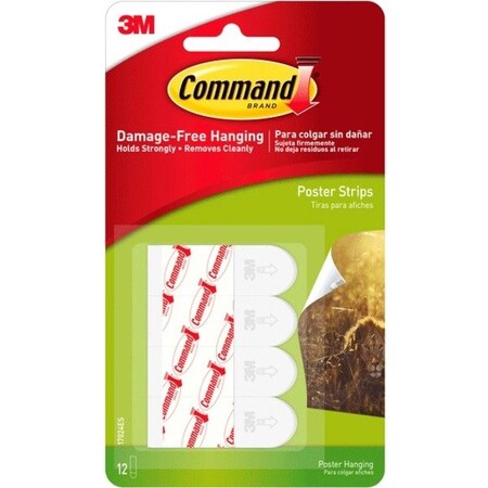 Command Clear Small Refill Strips 17024C, PK36 17024