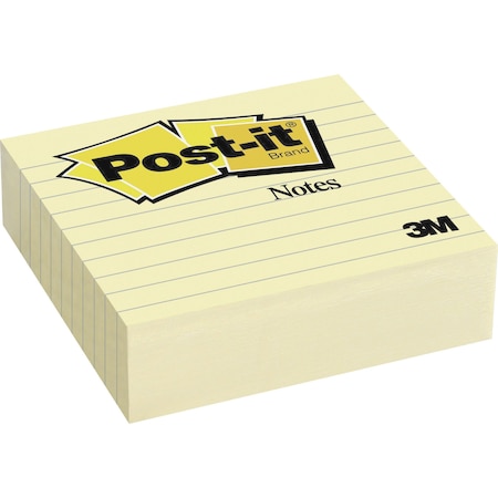 Post-It Post-itNotes 675, 4"x4", Canary Yllw, PK12 675-YL