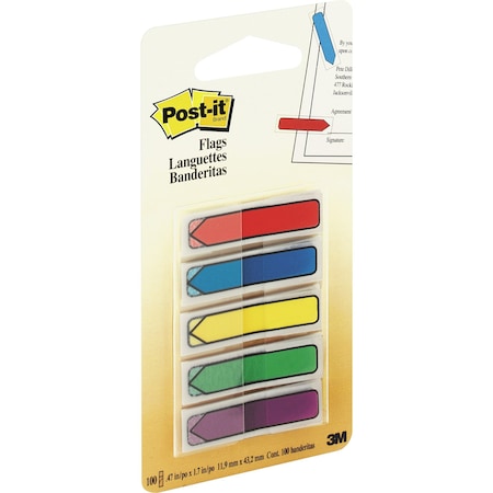 Post-It PostitFlags 684ARR1, .47"x1.7" As, PK24 684ARR1