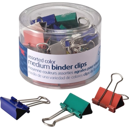 Oic Clip, Binder, Med, Ast, PK24 31029