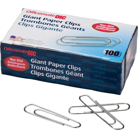 Oic Clips, Gem, Giant, Non-Skid, PK1000 99915