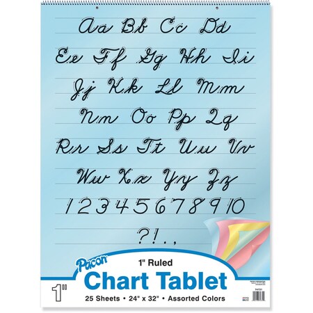 Pacon Tablet, Chart, Colored, 24"x32" 74731