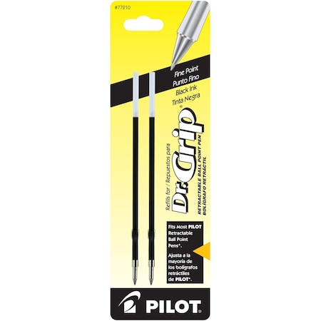 S.P. Richards Company Refill, Gel, Rt, Fine, Bk, PK2 77210